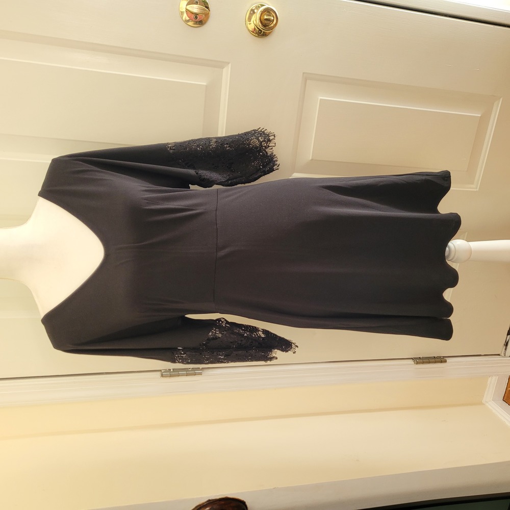 NWT NY Collection Black Dress Size Medium